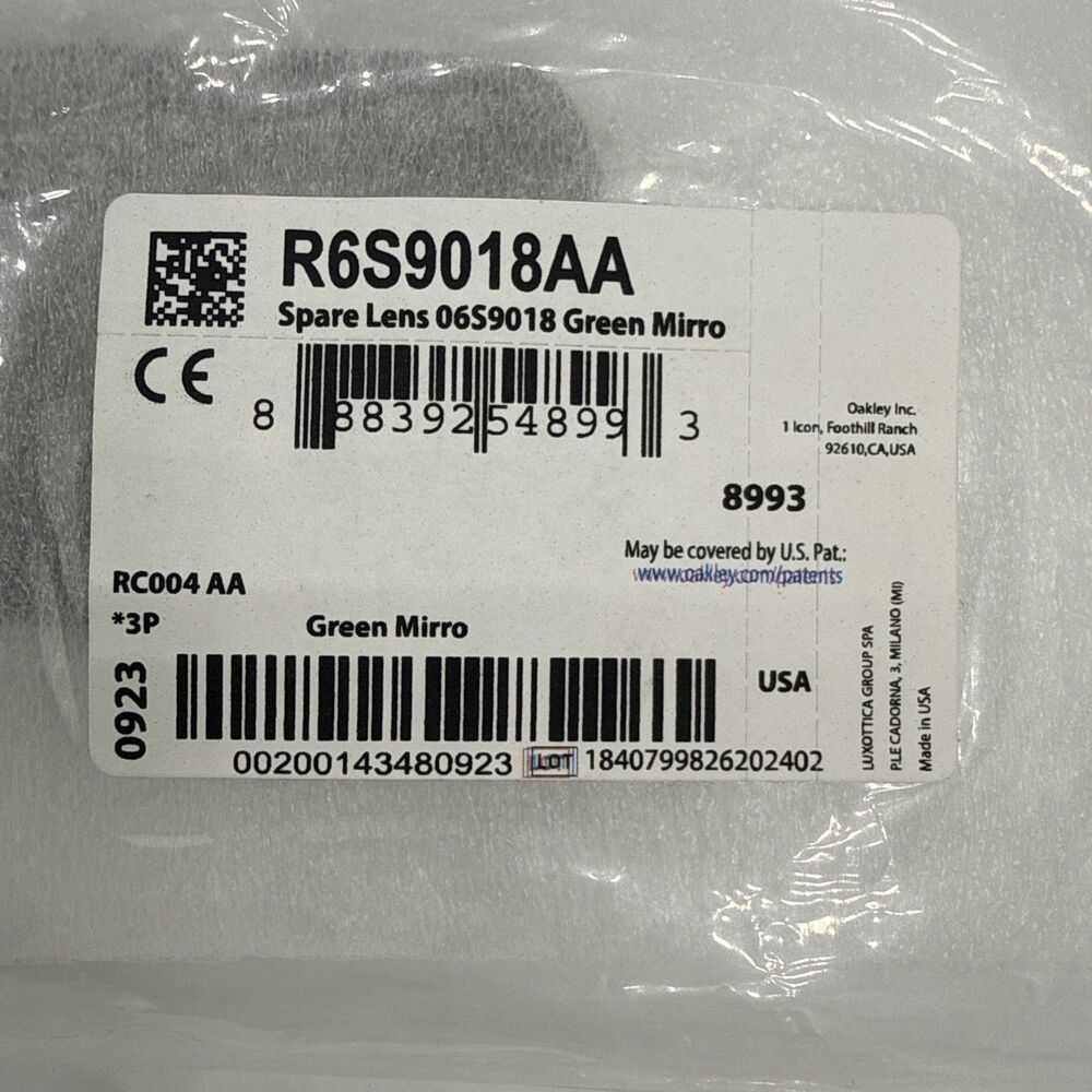 Costa Rincon 06S9018 Green Mirror Replacement Lenses OEM A6